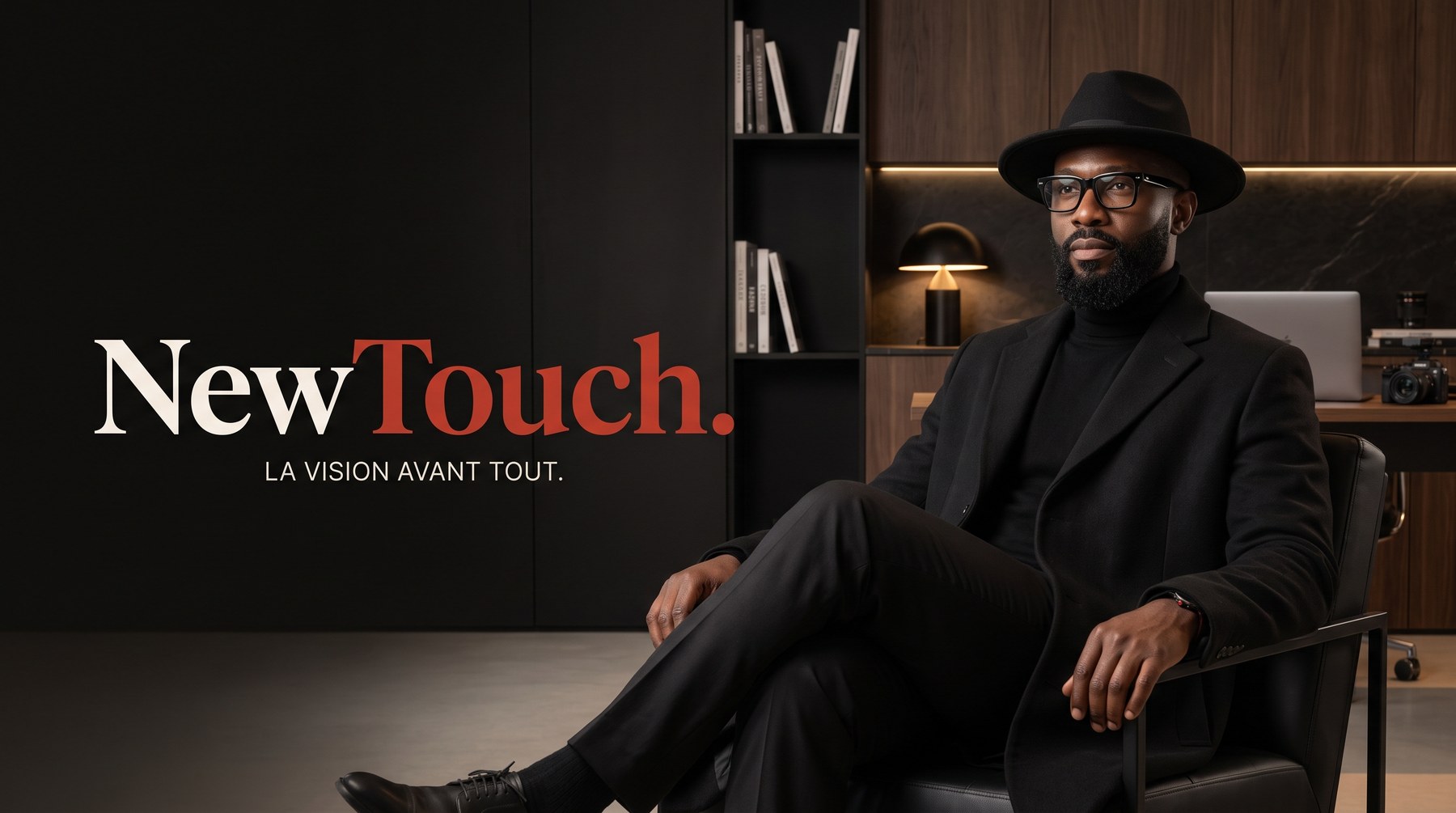 Directeur artistique NewTouch dans son studio